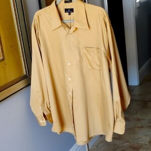 Valerio Garati Men's Dress Shirt Long sleeve Size 17-17 1/2  34/35 sleeves